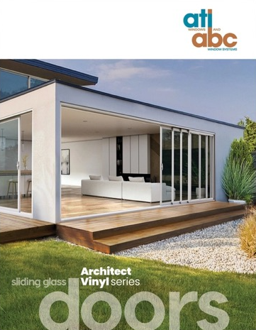 Architect Vinyl Sliding Glass Doors brochure cover