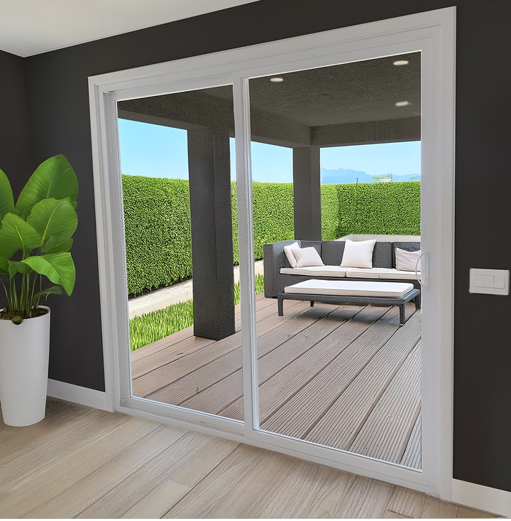 Sliding glass door